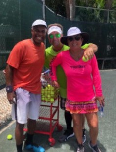 Pros at the Jupiter Bay Tennis Club